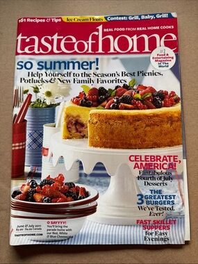 5/$15 Taste of Home Summer Issue June July 2011